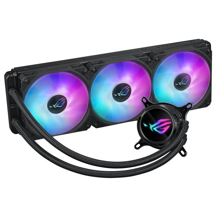 Asus ROG STRIX LC III 360 ARGB Refrigeración Líquida Negra con Ventiladores ARGB, Compatible con Intel LGA 1700/1200/115X y AMD AM5/AM4 1