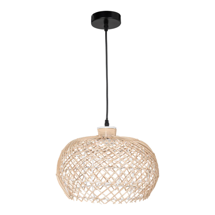 Lámpara Colgante Ratán Lámpara Colgante Felicity SKD-26-9_11 Cable Regulable en Altura Diseño Natural Elegante Lámpara Colgante Ratán Lámpara Colgante Felicity SKD-26-9_11 Cable Regulable en Altura Diseño Natural Elegante