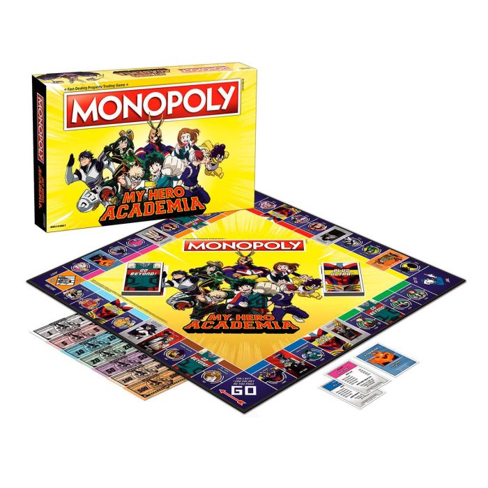 Eleven Force Z0493/Wm00826 Monopoly My Hero Academia Juego de Mesa en Español para +8 Años