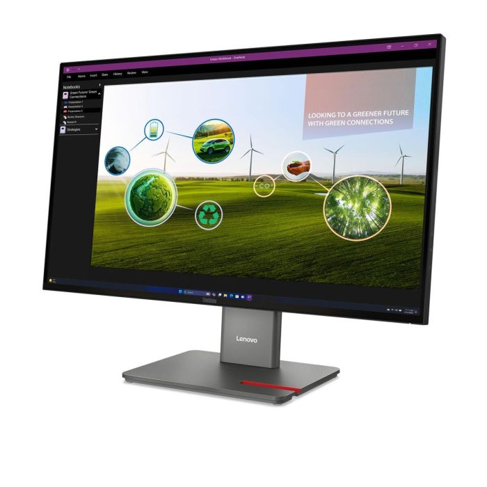 Lenovo P27Q-40 Monitor 27 Pulgadas 2560x1440 IPS 120Hz USB-C KVM Daisy Chain 13