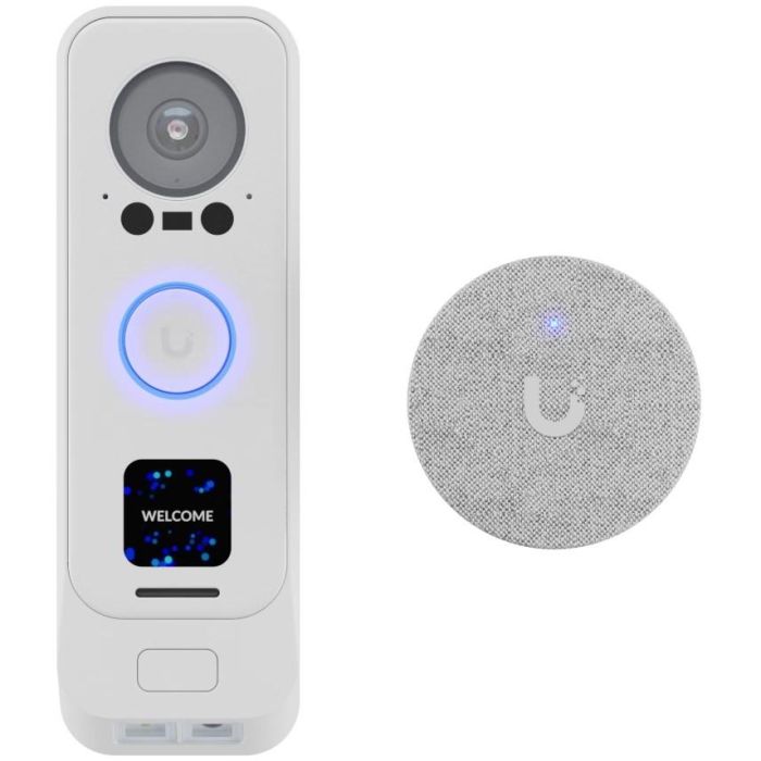 Ubiquiti G4 Pro PoE KIT Doorbell White, Timbre Inteligente PoE para Hogar con Cámara 5MP, Audio Bidireccional y Visión Nocturna IPX4 0 Ubiquiti G4 Pro PoE KIT Doorbell White, Timbre Inteligente PoE para Hogar con Cámara 5MP, Audio Bidireccional y Visión Nocturna IPX4 0