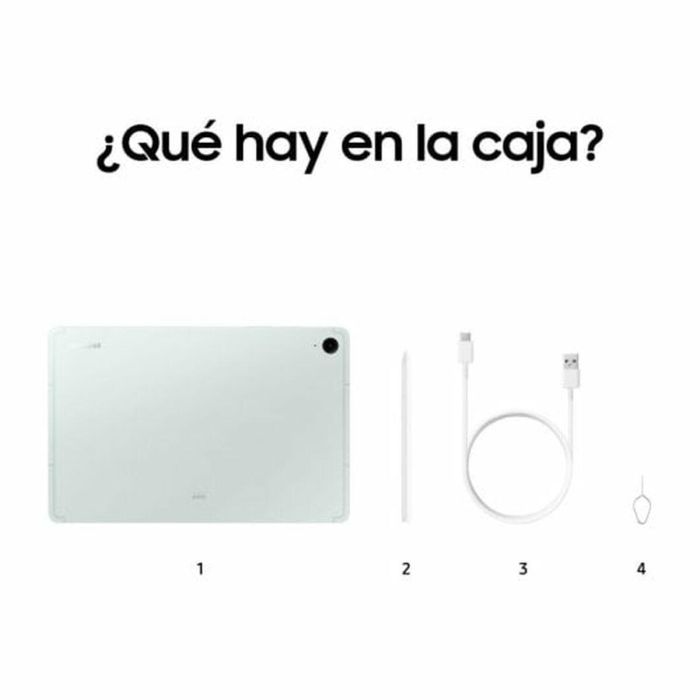 Tablet Samsung SM-X510NLGEEUB 10,9" Exynos 1380 8 GB RAM 256 GB Verde Mint 1 Tablet Samsung SM-X510NLGEEUB 10,9" Exynos 1380 8 GB RAM 256 GB Verde Mint 1