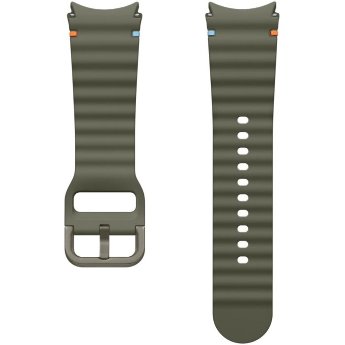 Samsung Sport Band S/M Verde para Galaxy Watch7/Watch6/Watch5 Pro/Watch4 de Caucho