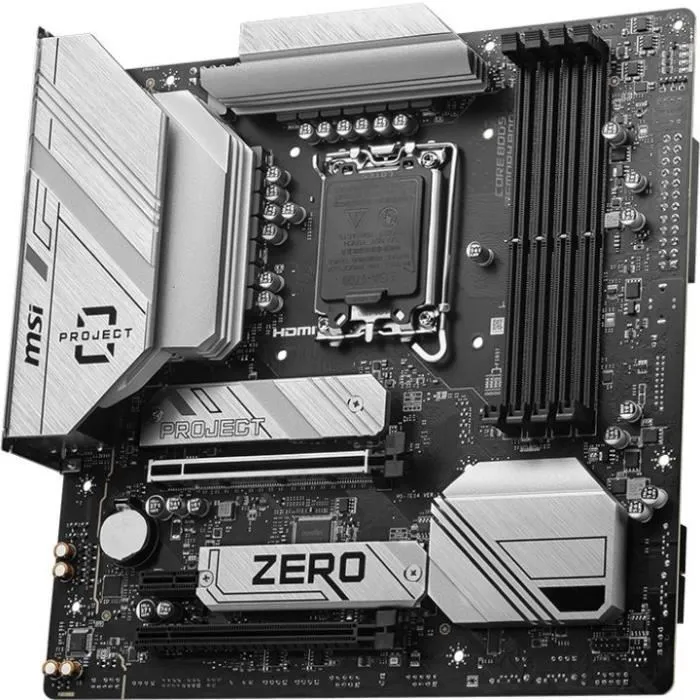 Msi Placa Base B760M Project Zero Intel B760 LGA 1700 Micro ATX 1