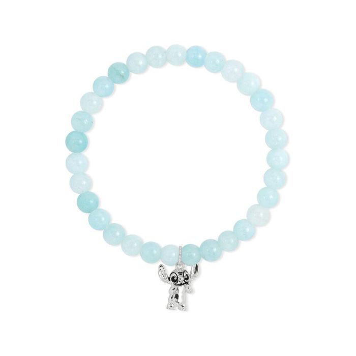 PEERS HARDY Pulsera Stitch Disney Plata Bañada en Plata con Colgante de Stitch