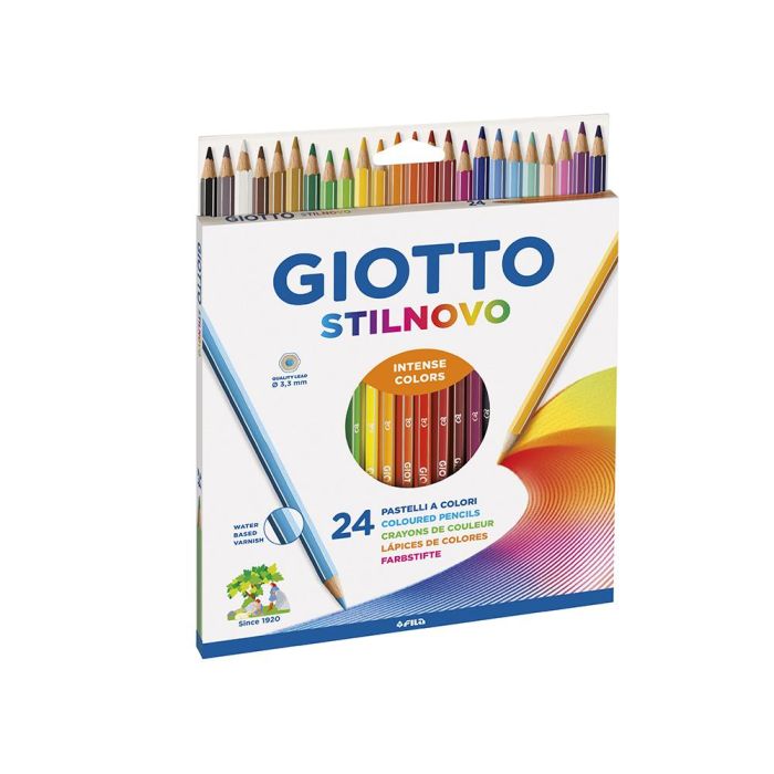 Giotto Lápices De Colores Stilnovo Pastel C-Surtidos Estuche 24 Ud 1