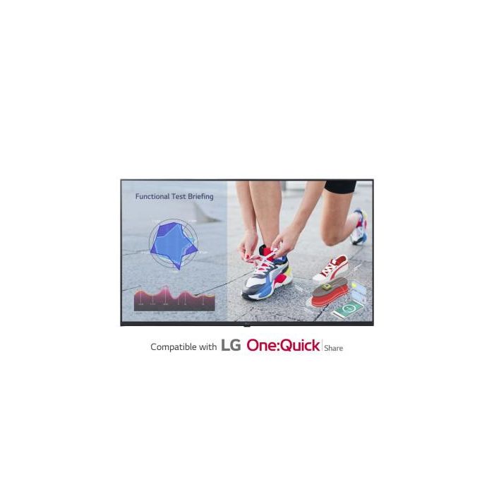 LG 43UL3J-M Pantalla de señalización digital 43" LCD 4K Ultra HD Wifi 300 cd/m² Web OS Azul LG 43UL3J-M Pantalla de señalización digital 43" LCD 4K Ultra HD Wifi 300 cd/m² Web OS Azul