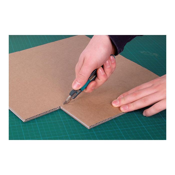 Wolfcraft Cúter de cuchillas separables estándar de 9mm con guía metálica y depósito de cuchillas 4141000 1 Wolfcraft Cúter de cuchillas separables estándar de 9mm con guía metálica y depósito de cuchillas 4141000 1