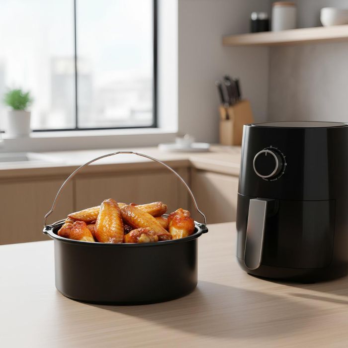 Molde Acero con Asa Metal Ideal Airfry Pyrex® 20x19x7,5 cm 3