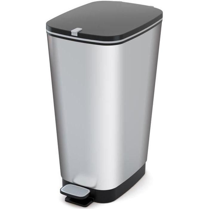 Papelera de cocina de pedal KIS 50L CHIC Inox Papelera de cocina de pedal KIS 50L CHIC Inox