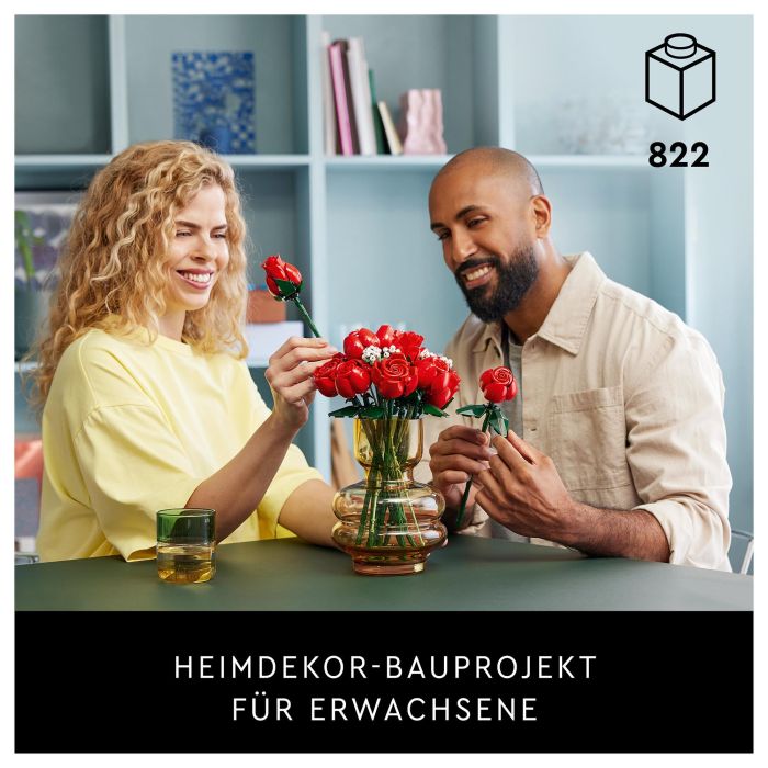 Lego Botanical Collection Ramo Rosas 822 Piezas 5702017583488 Lego Botanical Collection Ramo Rosas 822 Piezas 5702017583488