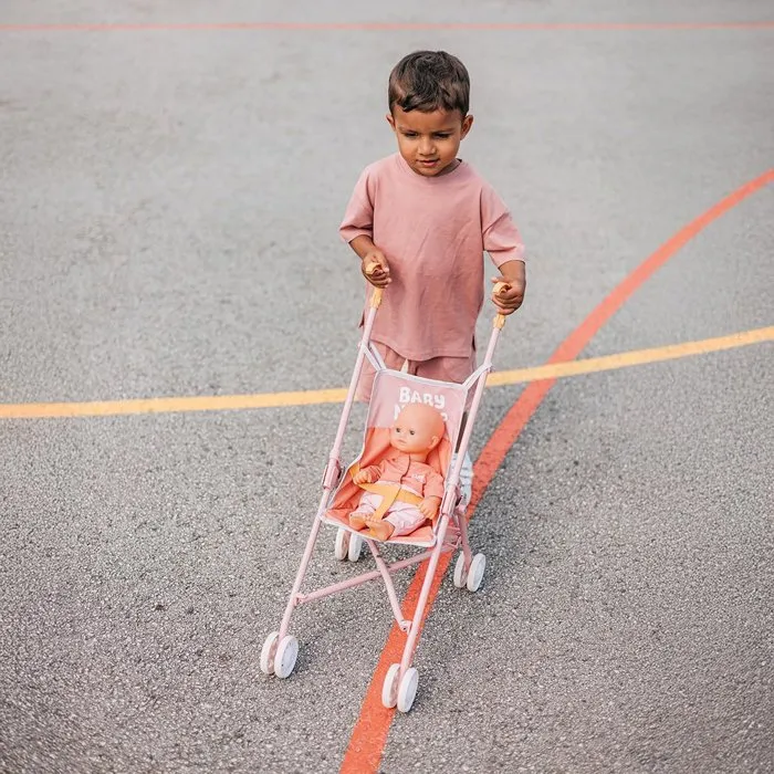 Baby Nurse Smoby - Cochecito de muñecas SMO3032162204085 - Práctico, ligero y de fácil plegado - Para niños a partir de 2 años