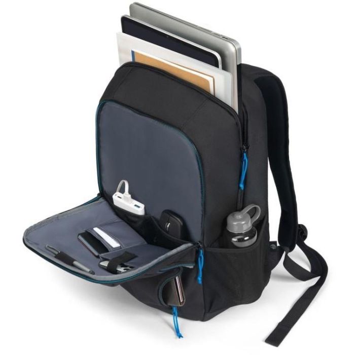 Dicota Mochila SPIN II para portátil 13-16", negra, espaciosa, funcional y sostenible. Medidas: 315x450x160mm, Peso: 540g 4