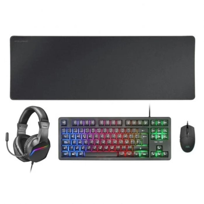 Pack Gaming Mars Gaming MCP-RGB3/ Teclado RGB + Ratón Óptico + Alfombrilla XXL + Auriculares Pack Gaming Mars Gaming MCP-RGB3/ Teclado RGB + Ratón Óptico + Alfombrilla XXL + Auriculares