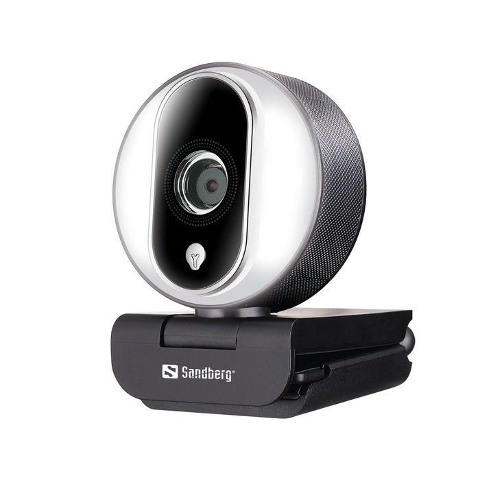 Sandberg Streamer USB Webcam Pro 1080p Full HD 30fps / 720p 60fps, Autofocus, Luz Anillo Táctil, Micrófono Estéreo Reducción Ruido 0 Sandberg Streamer USB Webcam Pro 1080p Full HD 30fps / 720p 60fps, Autofocus, Luz Anillo Táctil, Micrófono Estéreo Reducción Ruido 0