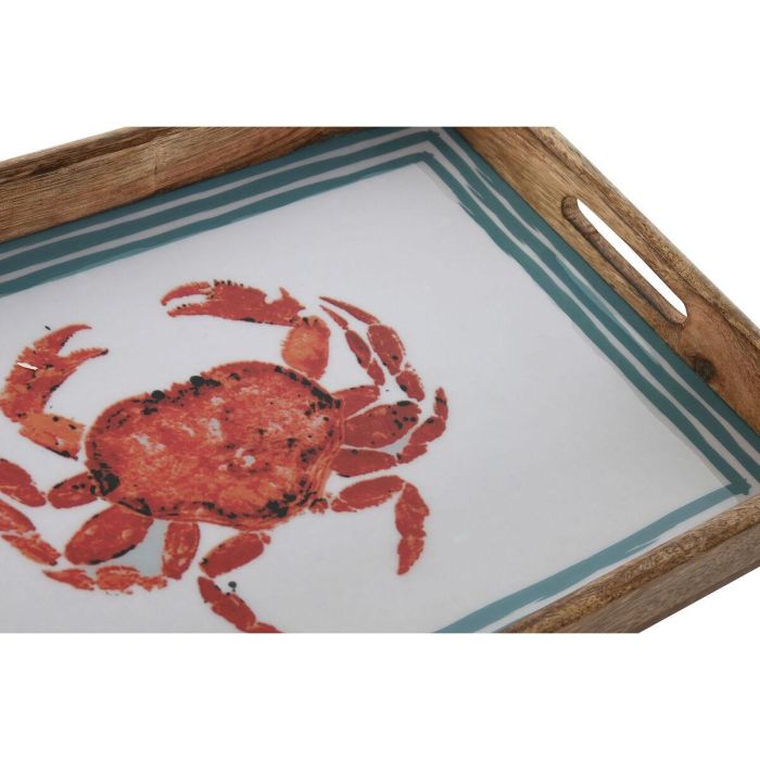 Bandeja Mediterraneo DKD Home Decor Multicolor 27 x 5.5 x 43.5 cm Set de 2 1 Bandeja Mediterraneo DKD Home Decor Multicolor 27 x 5.5 x 43.5 cm Set de 2 1