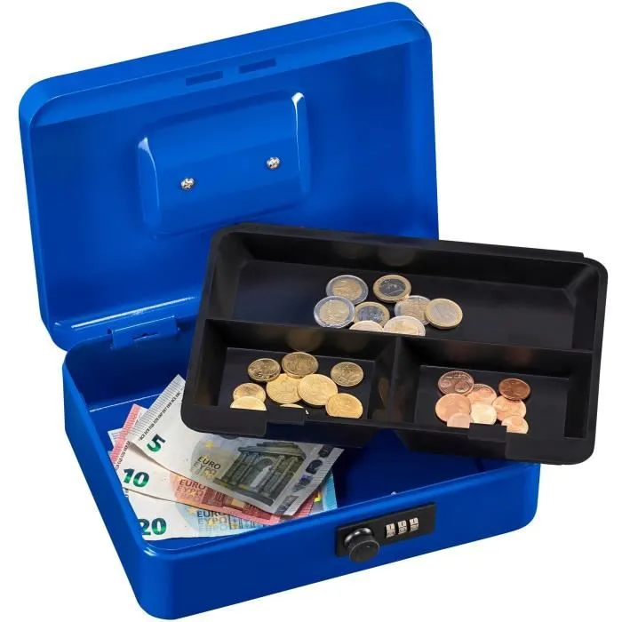 Burg Wachter Caja para Monedas Money Code 5025 Azul con Apertura de Código en Acero 4