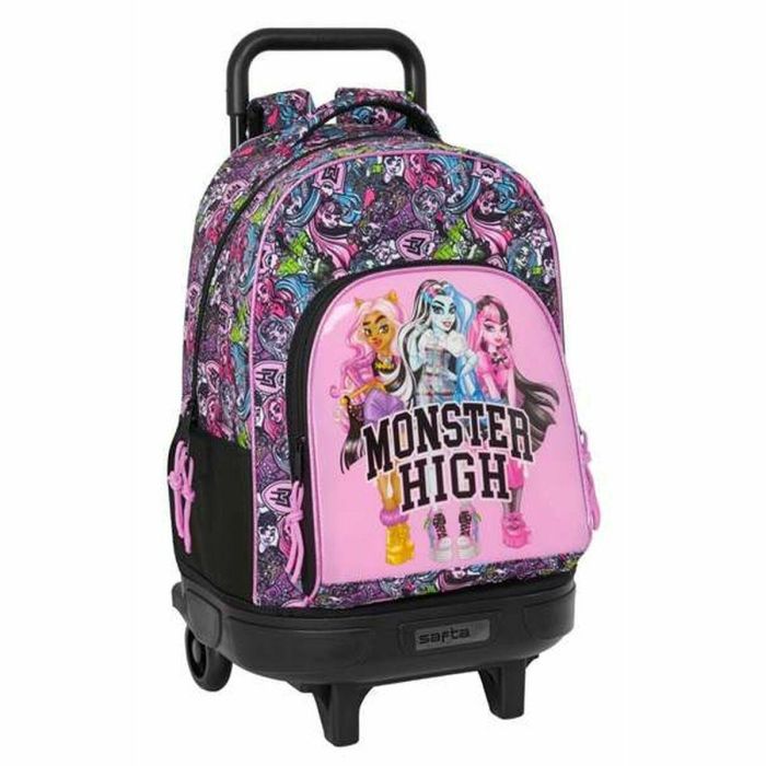 Mochila Escolar Monster High Drama Multicolor 33 x 45 x 22 cm
