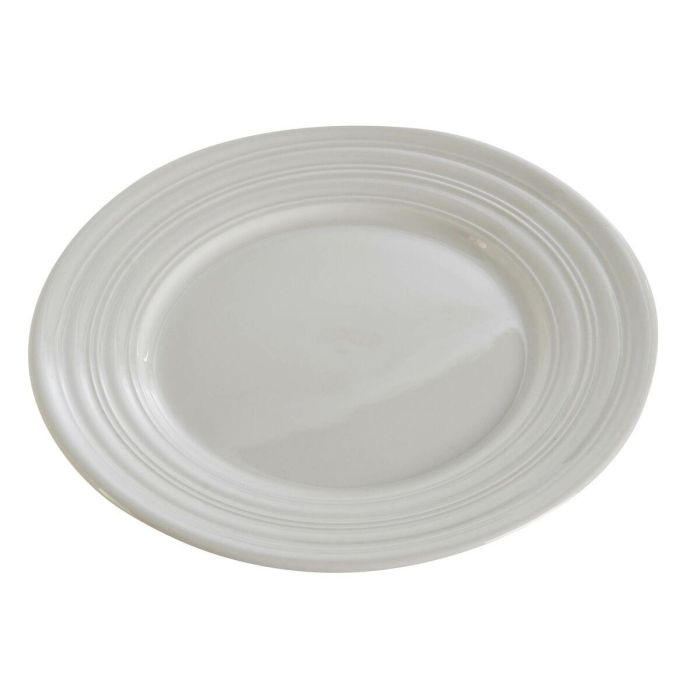 Plato Basicos DKD Home Decor Blanco 19 x 2 x 19 cm Set de 4 3