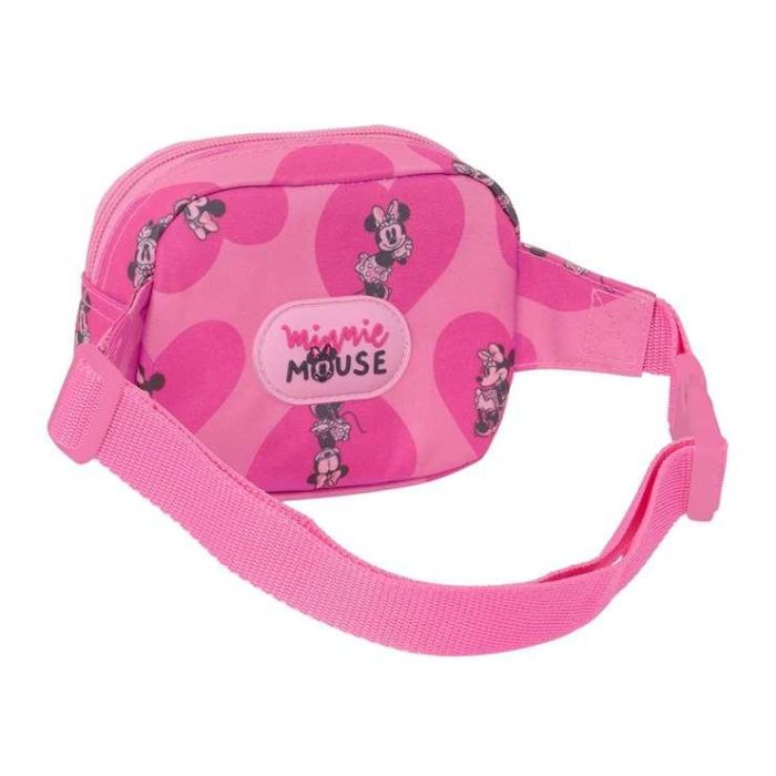 Riñonera Minnie Mouse Loving Rosa 14 x 11 x 4 cm 1 Riñonera Minnie Mouse Loving Rosa 14 x 11 x 4 cm 1