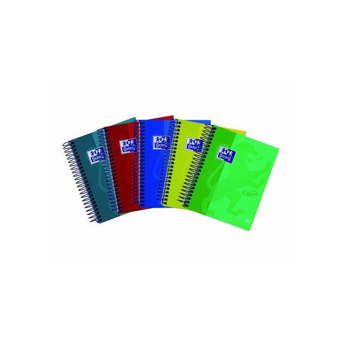 Bloc Oxford School Eu.Book 4 Touch Micro.Tapa Extra A6 120H Cuadric.5X5 90G Surtido (5 Col.) (Set de 5) Bloc Oxford School Eu.Book 4 Touch Micro.Tapa Extra A6 120H Cuadric.5X5 90G Surtido (5 Col.) (Set de 5)