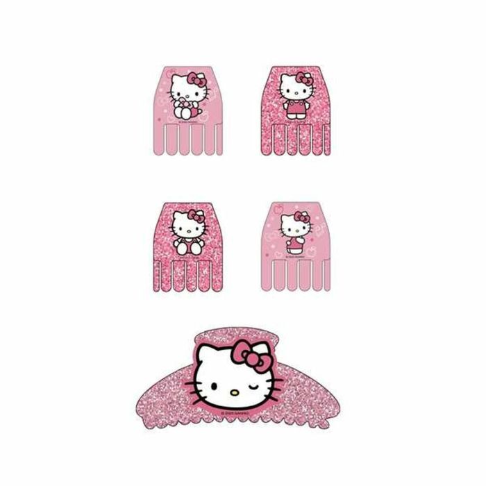 Cerdá Accesorios pelo Hello Kitty clips 5 piezas PINK para niña, edad recomendada 3+ años 1 Cerdá Accesorios pelo Hello Kitty clips 5 piezas PINK para niña, edad recomendada 3+ años 1