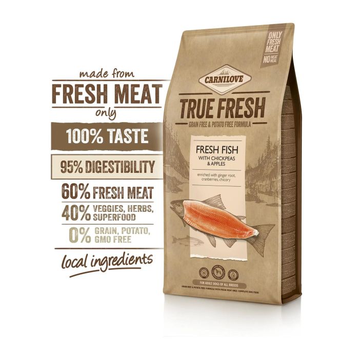 Carnilove Alimento para Perros Adultos True Fresh Pescado 11,4 kg