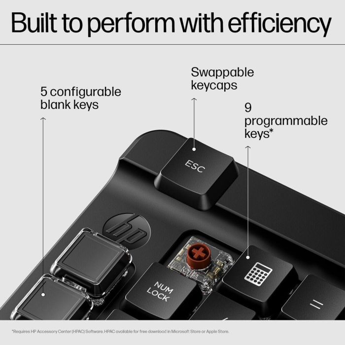 HP Teclado NUMERICO 430 programable inalambrico 15 HP Teclado NUMERICO 430 programable inalambrico 15
