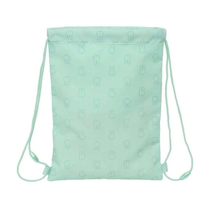Bolsa Mochila con Cuerdas Miffy Menta Menta 26 x 34 x 1 cm 4