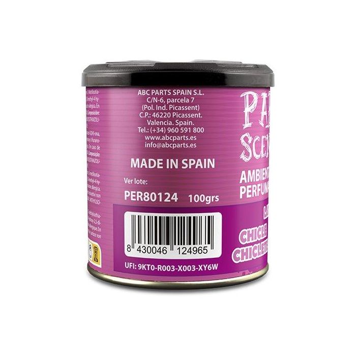 Abc Perfumador Lata Gel Chicle Paradise 100 gr PER80124 2