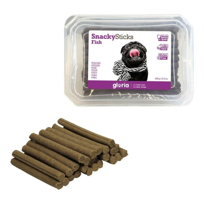 Snackys Sticks Pescado 350 gr. Premios Blanditos y Atractivos para Perros con Salmón y Atún