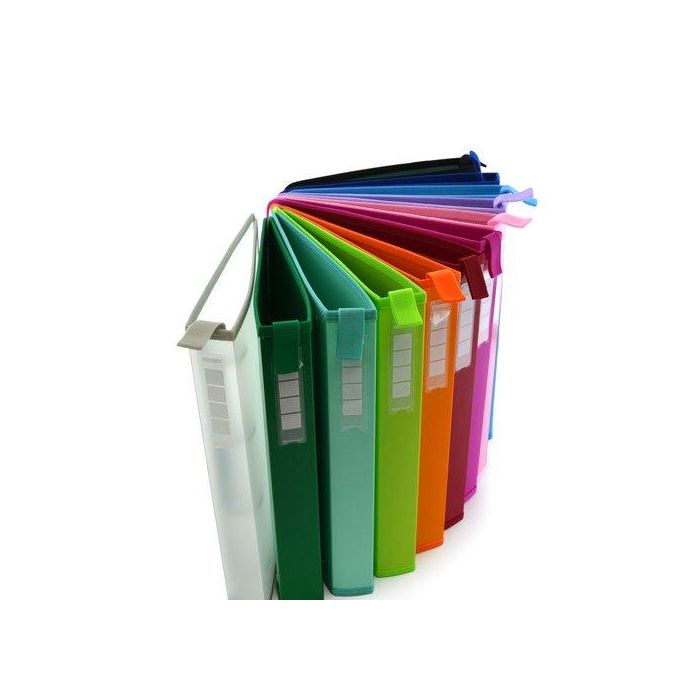 Carpeta De Anillas Colorline Pp A4 4 An.25 Mm Con Tarjetero (Set de 16)