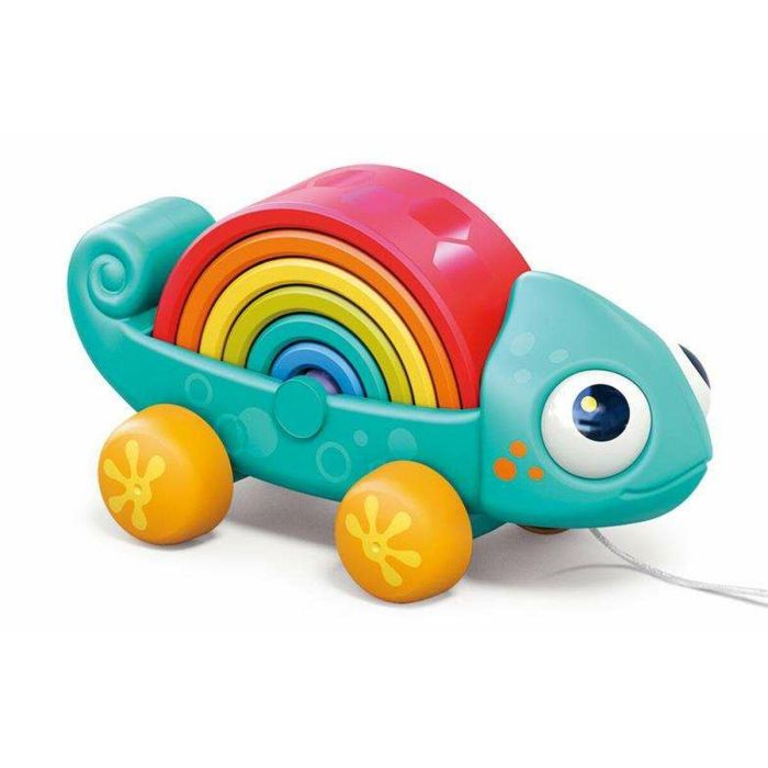 Creaciones Llopis Camaleón Arco Iris, Juguete Infantil en Caja 29x14x14 cm, Recomendado a partir de 3 Años Creaciones Llopis Camaleón Arco Iris, Juguete Infantil en Caja 29x14x14 cm, Recomendado a partir de 3 Años