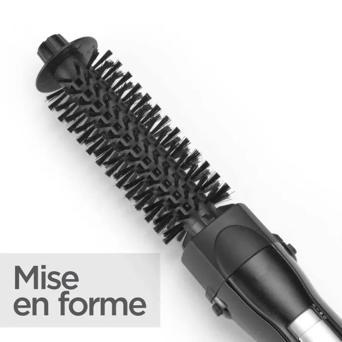 Babyliss AS82E Cepillo Soplador Shape & Smooth para Secar y Peinar con 2 Cepillos Intercambiables y 2 Temperaturas 2