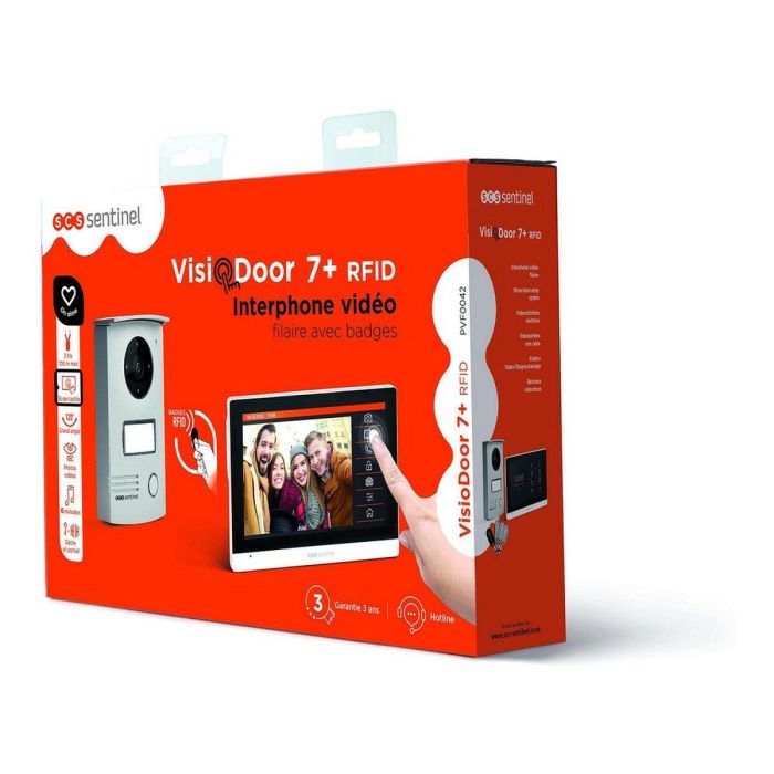 Videoportero con cable con insignias Pantalla táctil 7 - VisioDoor 7+ RFID 5 Videoportero con cable con insignias Pantalla táctil 7 - VisioDoor 7+ RFID 5