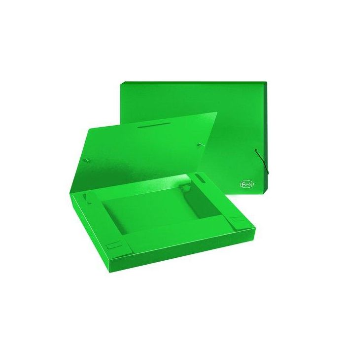 Carpeta De Proyectos Forofis Pp A4 Gomas 3 Cm Verde