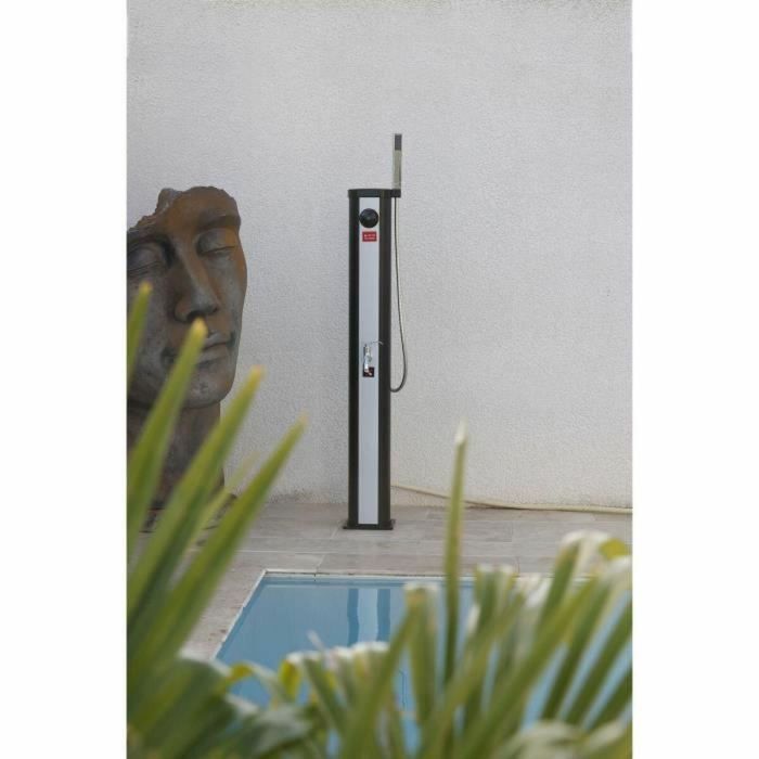 Ubbink 7505510 Ducha Solar Exterior Solaris Elite, Capacidad 18L, con Grifo Mezclador y Teleducha, Ø15xH118 cm 3 Ubbink 7505510 Ducha Solar Exterior Solaris Elite, Capacidad 18L, con Grifo Mezclador y Teleducha, Ø15xH118 cm 3