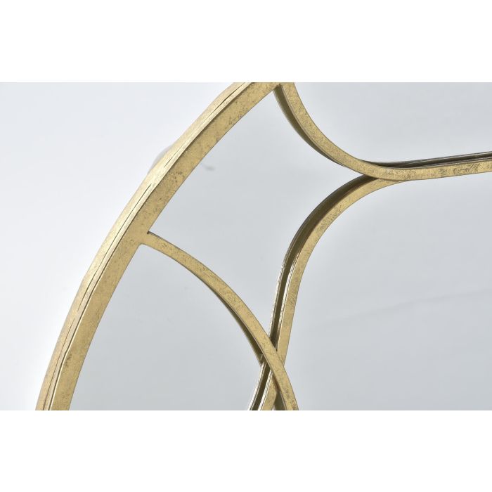 DKD Home Decor Espejo Árabe Dorado de Metal - 80 x 80 cm 2 DKD Home Decor Espejo Árabe Dorado de Metal - 80 x 80 cm 2