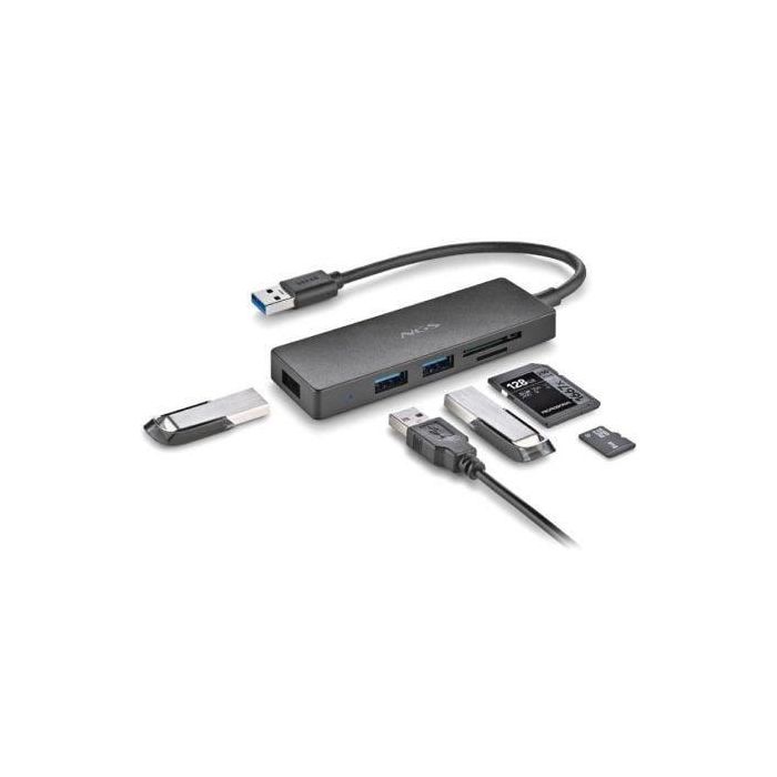 Hub USB NGS IHUBREADER USB x 3 2