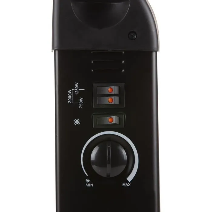 Domo DO7350CH Convector Turbo 2000W 52.5x38.8x19.5 cm Negro 3