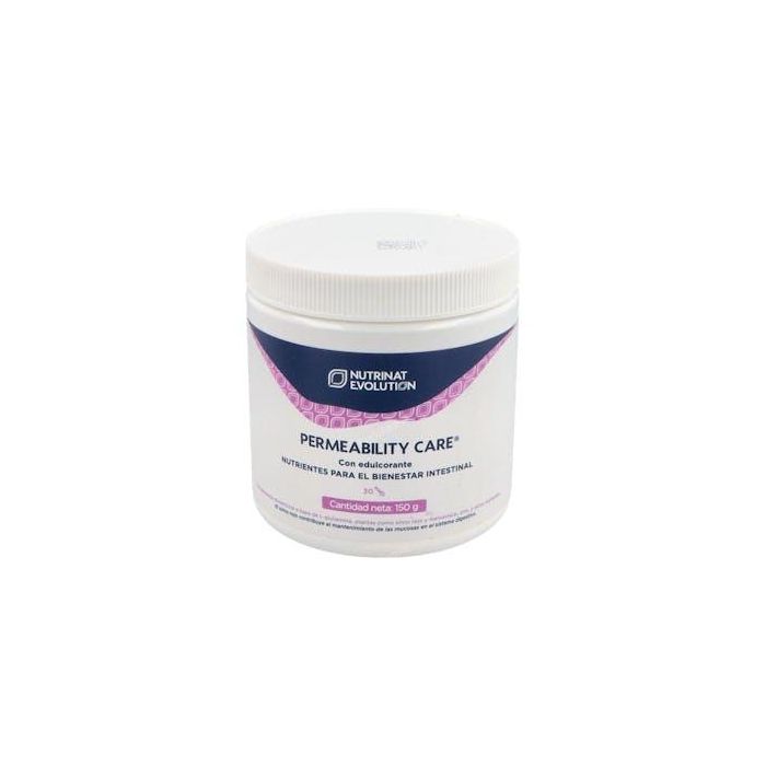 NUTRINAT EVOLUTION Permeability Care 150Gr L-Glutamina, Olmo Rojo, Malvavisco y Zinc. Apoyo intestinal, Sabor tropical