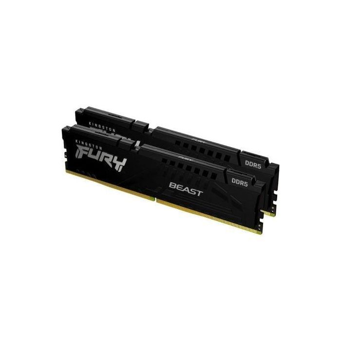 Memoria Kingston Fury Beast Black Ddr5 32Gb Kit2 5600Mt/S Cl36 KF556C36BBEK2-32 Memoria Kingston Fury Beast Black Ddr5 32Gb Kit2 5600Mt/S Cl36 KF556C36BBEK2-32