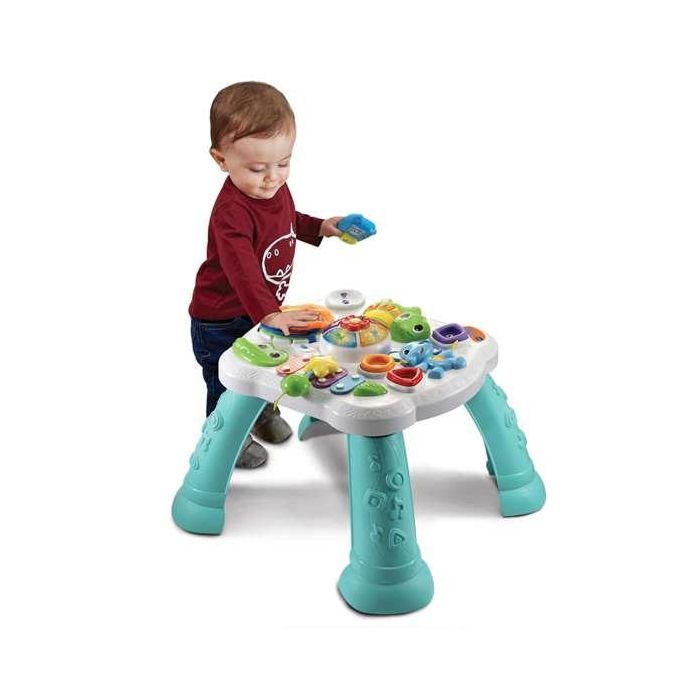 Mesita infantil de actividades sensoriales. con luces led y 6 zonas de actividades.55x12,6x40,6 cm 2