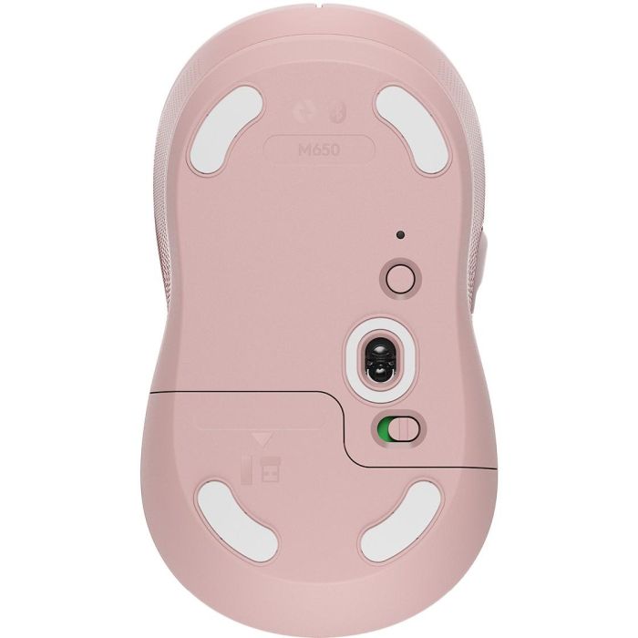 Logitech Signature M650 Ratón Inalámbrico Silencioso Bluetooth Botones Programables SmartWheel para Manos Pequeñas Grandes o Zurdas Rosa 4 Logitech Signature M650 Ratón Inalámbrico Silencioso Bluetooth Botones Programables SmartWheel para Manos Pequeñas Grandes o Zurdas Rosa 4