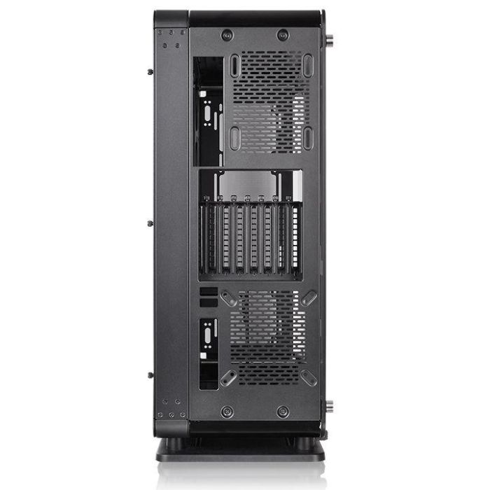 Thermaltake Core P8 TG Full Tower Negro - Caja de PC. Soporte para ventiladores 120/140mm y unidades de disco 2.5/3.5". 3