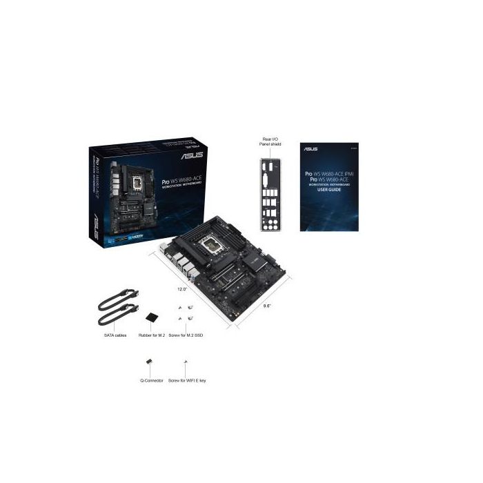 ASUS PRO WS W680-ACE Intel W680 LGA 1700 ATX 12 ASUS PRO WS W680-ACE Intel W680 LGA 1700 ATX 12