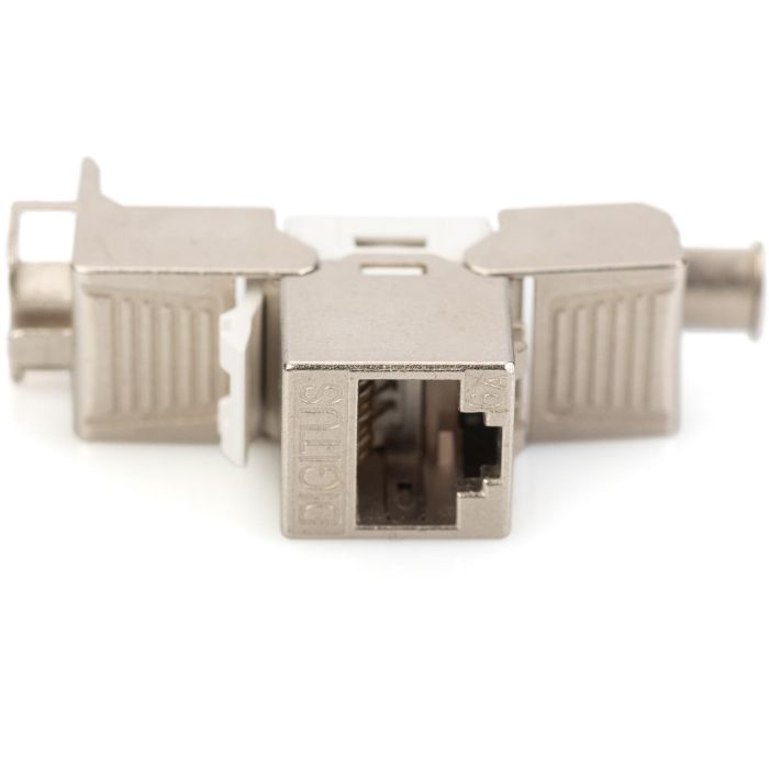 Digitus DN-93615 Módulo Keystone CAT 6A Blindado, Conexión sin Herramientas, Certificado GHMT, Soporta PoE 9