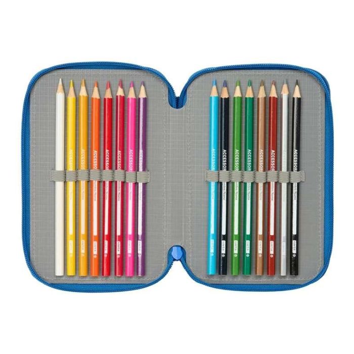 Safta Plumier Escolar Superman, 3 Compartimentos con 37 Piezas, 195x125x55 mm 3 Safta Plumier Escolar Superman, 3 Compartimentos con 37 Piezas, 195x125x55 mm 3