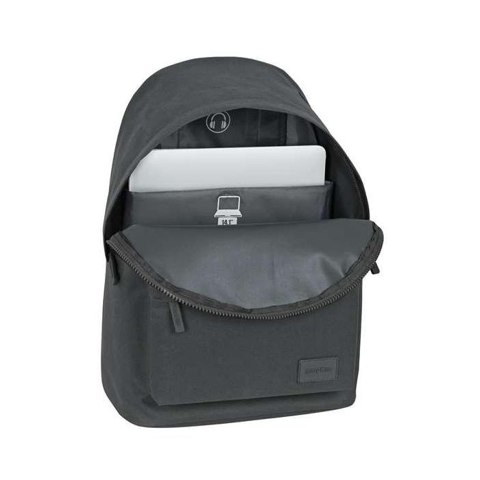 Safta Mochila para Portátil 14,1" Basic Gris 31x41x16cm 6