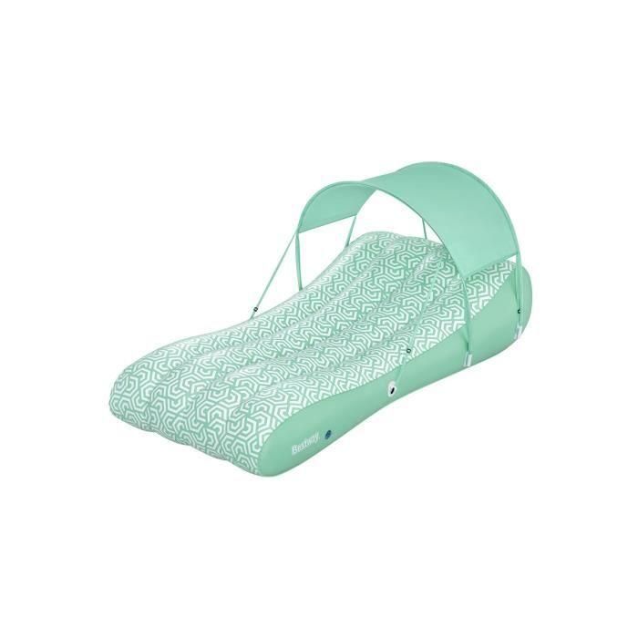 Colchón hinchable para piscina - BESTWAY - Con toldo Colchón hinchable para piscina - BESTWAY - Con toldo